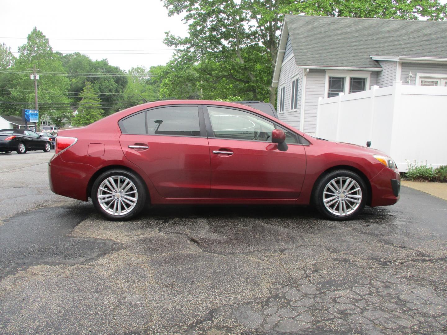 2014 BURGUNDY Subaru Impreza Limited 4-Door (JF1GJAG69EH) with an 2.0L H4 DOHC 16V engine, Continuously Variable Transmission transmission, located at 540a Delsea Drive, Sewell, NJ, 08080, (856) 589-6888, 39.752560, -75.111206 - Photo#9